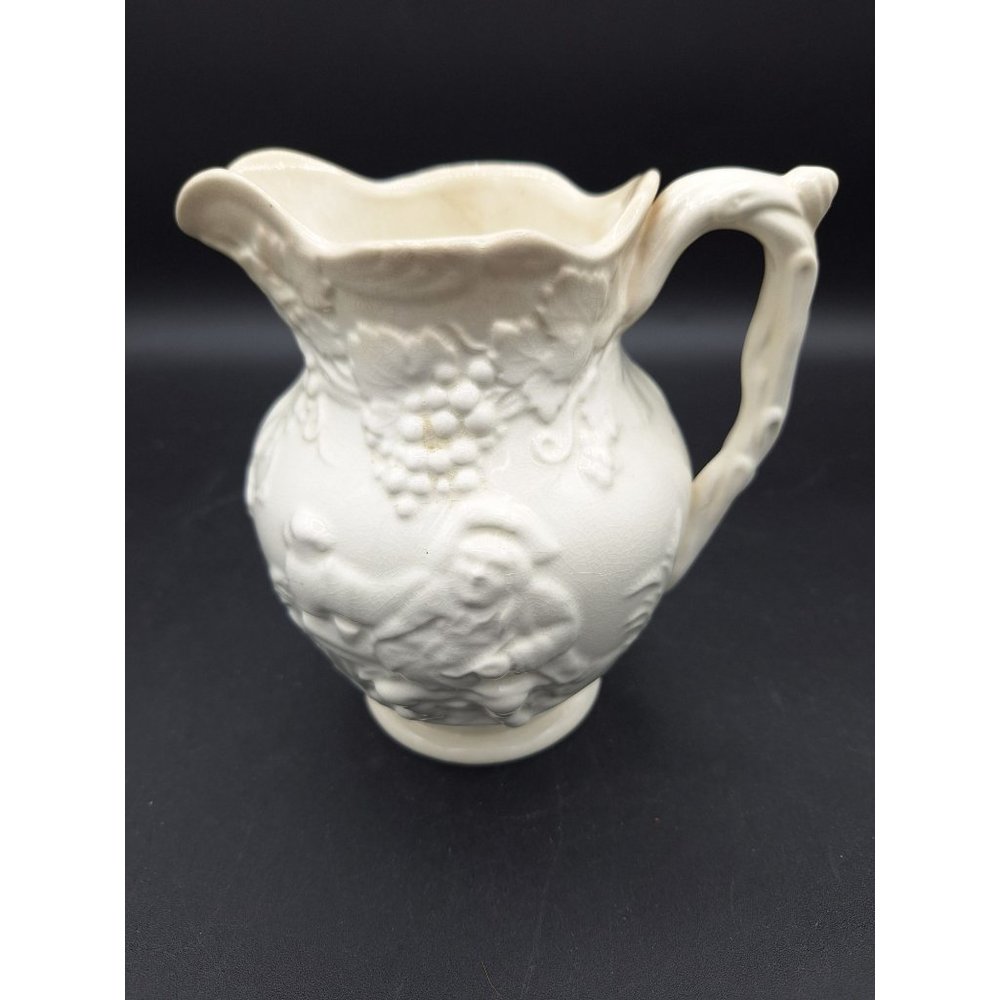 VINTAGE SPODE ENGLAND PORCELAIN OLD ENGLISH TAVERN PITCHER K1256 BONE CHINA